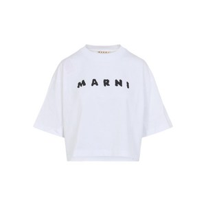 마르니 반소매 티셔츠, 화이트계열, Italy 44(KR 66)