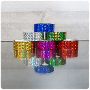 [1+1] 에기튜닝용 봉돌 홀로그램테이프10m 아싸낚시-반짝이, 핑크(10m1개입)