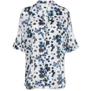 엠포리오아르마니 아트 프린트 셔츠, 블루계열+그레이계열, Italy 40(KR 55)