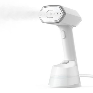 ELORTI 핸디형 스탠드 스팀 다리미 G6 1500W 강력 스팀 15초 예열, 화이트