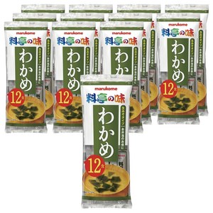 마르코메 야채 국물 요정의 맛 미역 즉석 된장국 12식×12봉, 12개