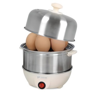 키친아트 원터치 SUS304 풀스테인리스 2단 계란찜기