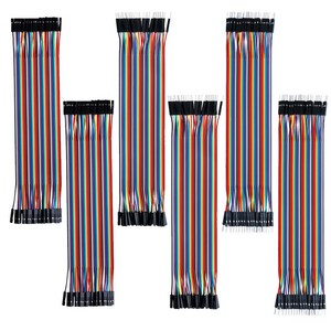 JK 브레드보드 점퍼선 점퍼 케이블 40P 암컷 숫컷 아두이노 40가닥 DIY 와이어