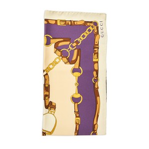 구찌 실크 트윌 까레 스카프