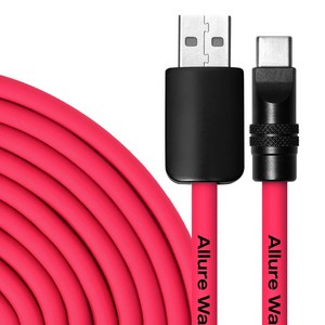 얼루어웨이브 실리콘 초고속 충전 케이블 USB to C