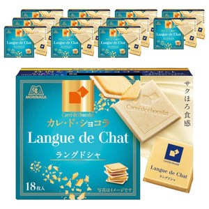 모리나가 칼레 드 쇼콜라 랑그드샤 18개입, 86.4g, 12개