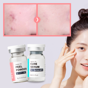 아리더마 저자극 해초필링 모공수축 각질제거 트러블 큐어필 2종 필파우더 1g + 큐어세럼 6ml 1세트, 1개