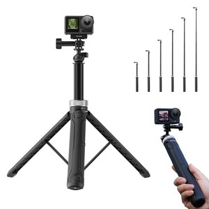 텔레신 고프로 오즈모 액션 150cm 6단 셀카봉 삼각대 모노포드 인스타 360 에이스프로