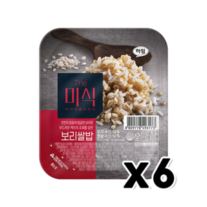 더미식 보리쌀밥, 180g, 6개