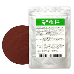 쓴맛이 덜한 부드러운 무가당 프리미엄 코코아파우더, 120g, 1개입, 1개