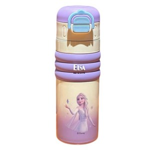 StarR 디즈니 캐릭터 텀블러 15047, 엘사퍼플, 520ml, 1개