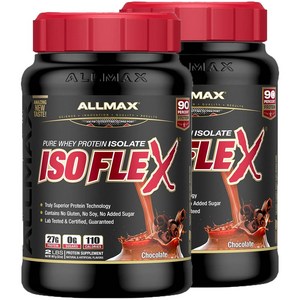 올맥스 아이소플렉스 퓨어 유청 분리 단백질, 907g, 2개
