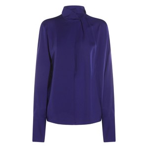 톰포드 하이 넥 블라우스, 블루계열, Italy 42