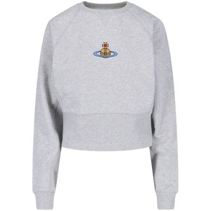 비비안웨스트우드 ORB 자수 스웨트셔츠, 그레이계열, Standard XS(KR 55)