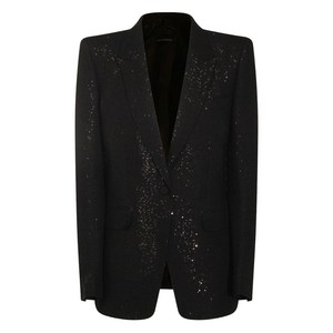 톰포드 시퀸 장식 싱글 브레스티드 블레이저, 블랙계열, Italy 40