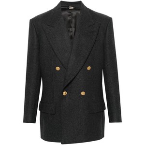 구찌 울 캐시미어 더블 브레스티드 재킷