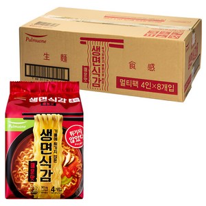 생면식감 매운맛 95.9g, 32개, (4개입 X 8팩 X 1박스)