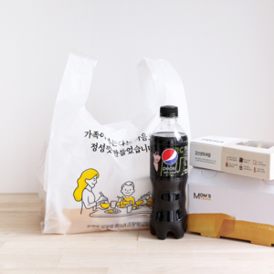 [세종그린팩] 배달봉투 배달 포장봉투, 가족식사 대(53호) 200매, 1개