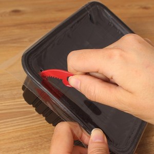 랩칼 DW 레드 5000개 일회용 실링칼 실링커터, 5개, 1000개입