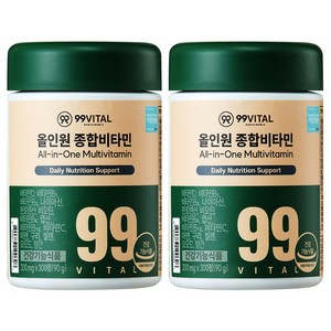 99바이탈 올인원 종합비타민, 300정, 2개