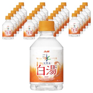 Asahi 맛있는 물 생수 백탕 페트병, 275ml, 24개