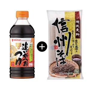 미쯔칸 농축쯔유 500ml + 니신 신주 소바 600g, 2개