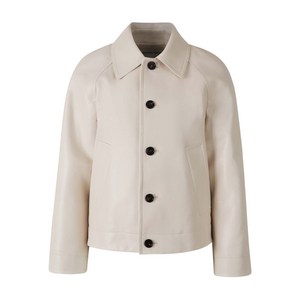 보테가 베네타 래글런 소매 버튼 업 재킷