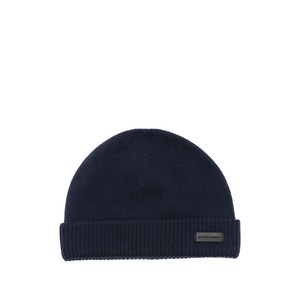 엠포리오아르마니 로고 패치 골지 니트 비니, M(KR 600), 블루계열