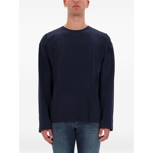 디젤 패널 긴소매 티셔츠, 블루계열, Standard XL(KR 110)