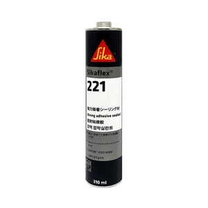 씨카플렉스 221 시카플렉스 탄성 우레탄실리콘 흑색 310ml, 1개