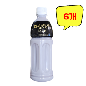 웅진 아침햇살 흑미 500ml, 6개