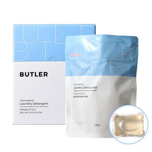 버틀러 프로바이오틱스 캡슐 세탁세제 화이트머스크향