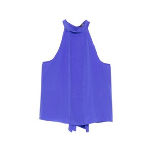 톰포드 플리츠 타이 넥 탑, 바이올렛/보라계열, Italy 38