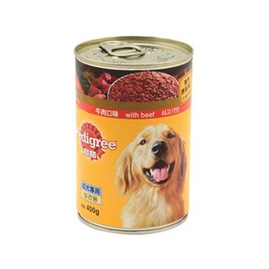 페디그리 [페디그리] 성견용 쇠고기 캔, 소, 400g, 12개