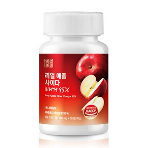 애사비 애플 사이다 비니거 사과초모식초 95% 맑은습관, 60정, 1개