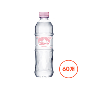 지리산수 핑크 에디션 생수, 500ml, 60개