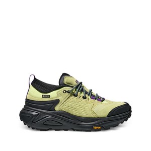 HOKA 카하 3 로우 GTX 하이킹 스니커즈, US men 6.5(KR 245), 그린계열+블랙계열