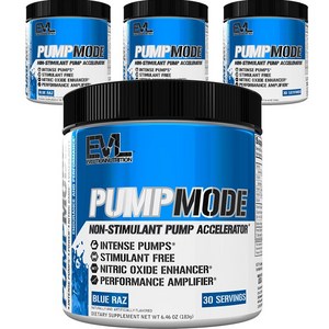 EVLUTIONNUTRITION 펌프모드, 168g, 4개