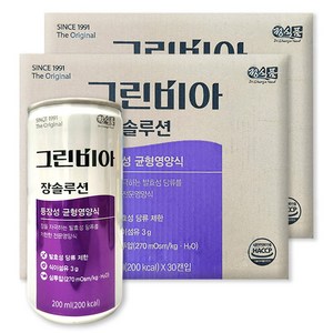 정식품 장건강을 위한 그린비아 장솔루션, 2박스, 6L