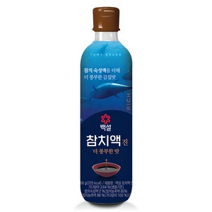 백설 참치액 진 더 풍부한 맛, 500g, 1개