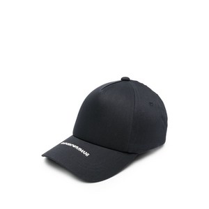 엠포리오아르마니 로고 디테일 베이스볼 캡 모자