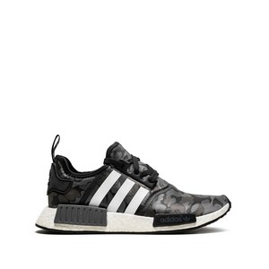 아디다스 NMD_R1 베이프 스니커즈, US men 5(KR 230), 블랙계열+화이트계열