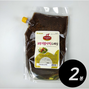 쉐프원 프렌치 발사믹 드레싱, 2kg, 4개