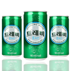 트레비 탄산수 플레인, 190ml, 60개
