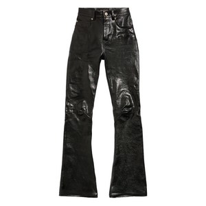 발렌시아가 가죽 부츠컷 팬츠