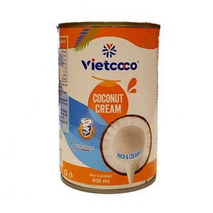 베트남 COCONUT CREAM 코코넛크림 NUOC COT DUA, 400ml, 1개