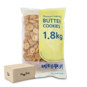 신흥 버터쿠키 대용량 벌크, 1.8kg, 2개