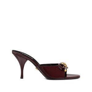 베르사체 보우 장식 레더 샌들 85mm, Italy 36(KR 230), 레드계열
