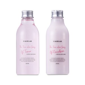 얼라이브랩 더 트루 러브 스토리 오브 세트/로즈워터 토너X로션 세트/, 1set