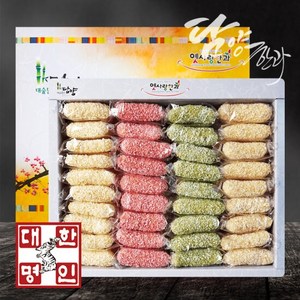 담양한과 꽃창포 삼색유과 선물세트, 560g, 1세트